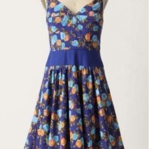 EUC Anthropologie Centifolia Corset Dress Plenty by Tracy Sz 4